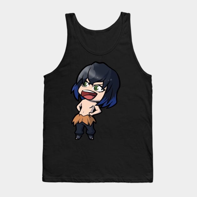 Chibi Inosuke - Demon Slayer Tank Top by MangaXai